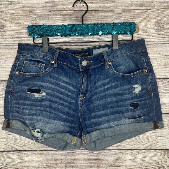 Aeropostale Pants - Aeropostale | MIDI Jean Shorts Distressed